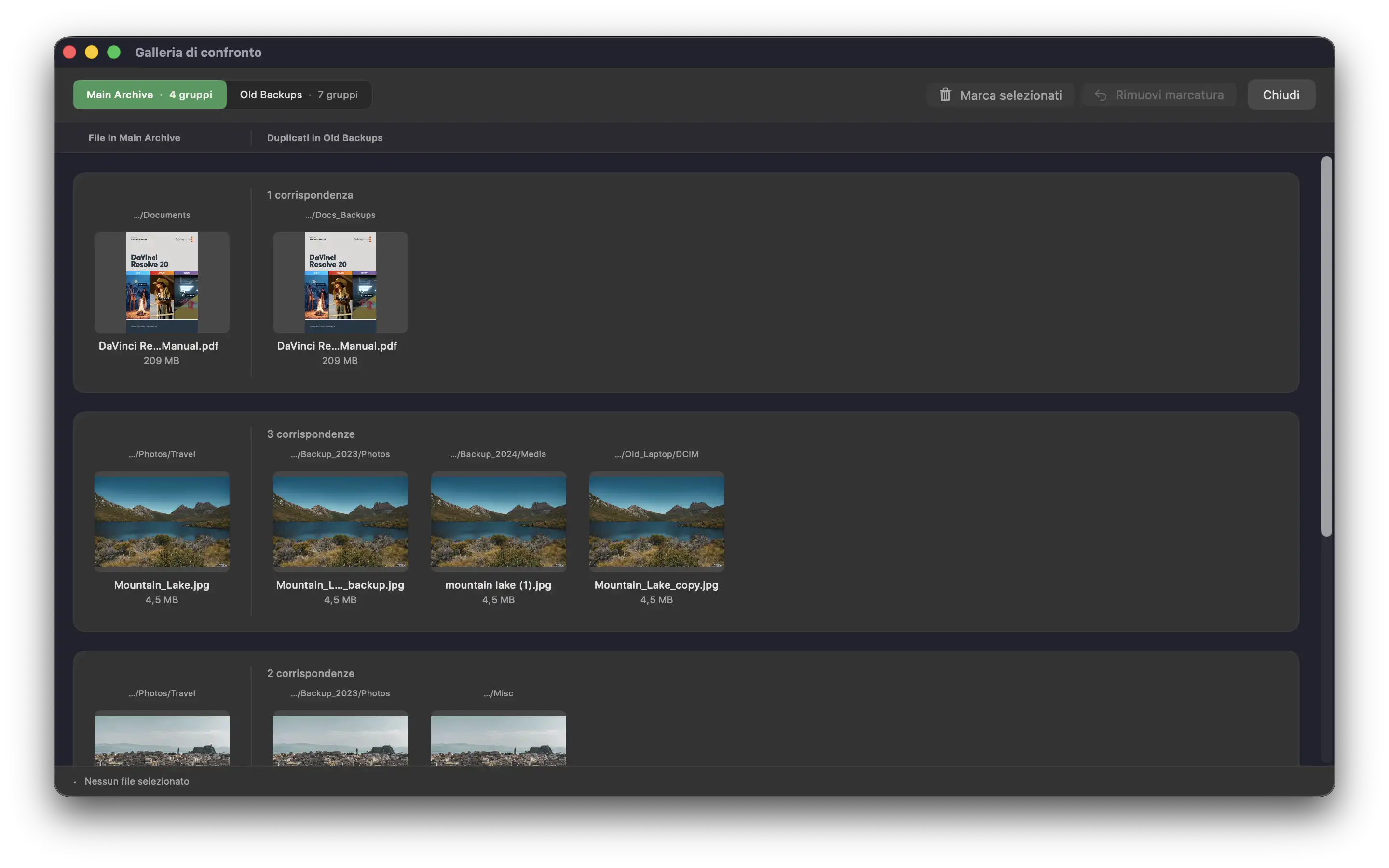 Galleria di Confronto